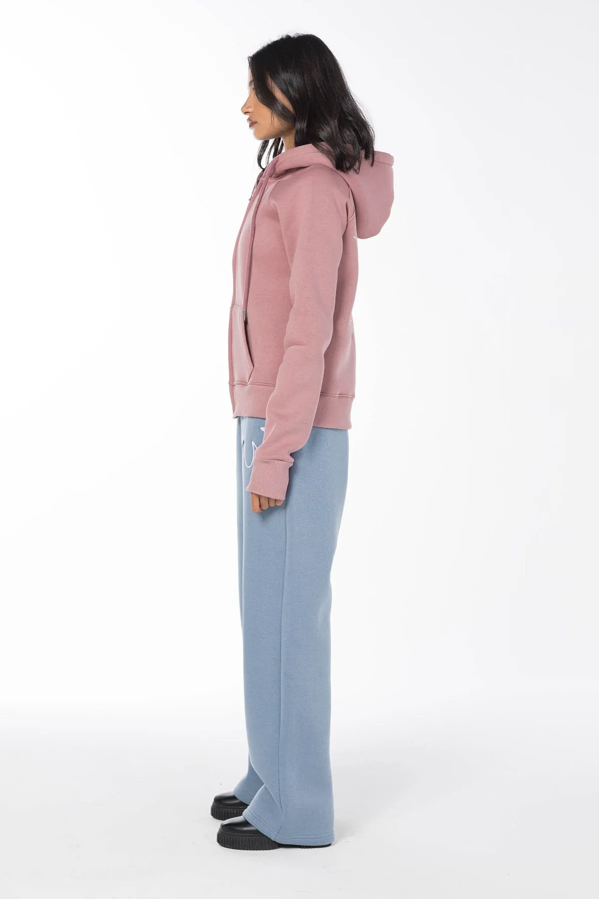 A BUTTERFLY HOODIE-DAWN PINK