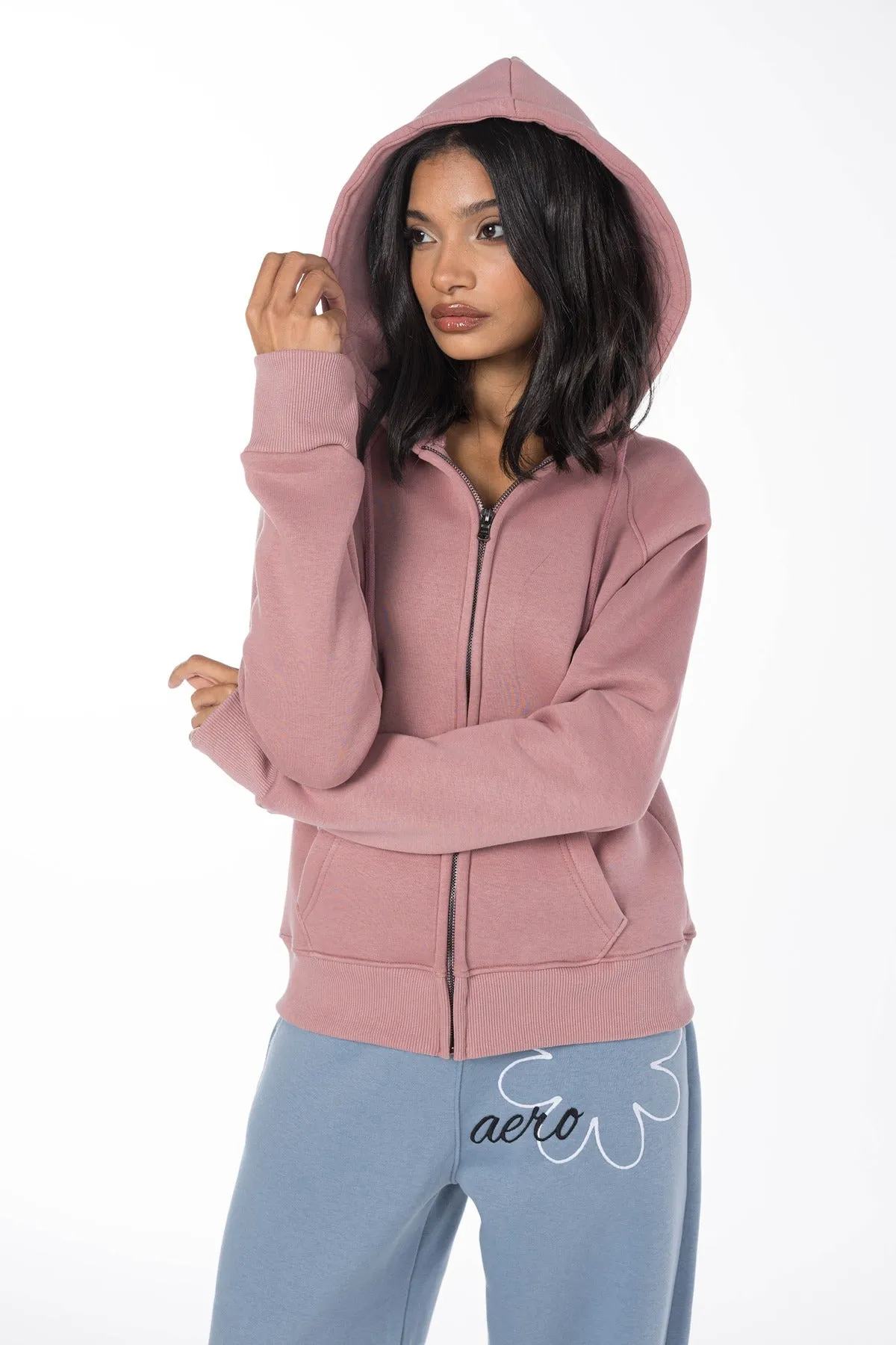 A BUTTERFLY HOODIE-DAWN PINK