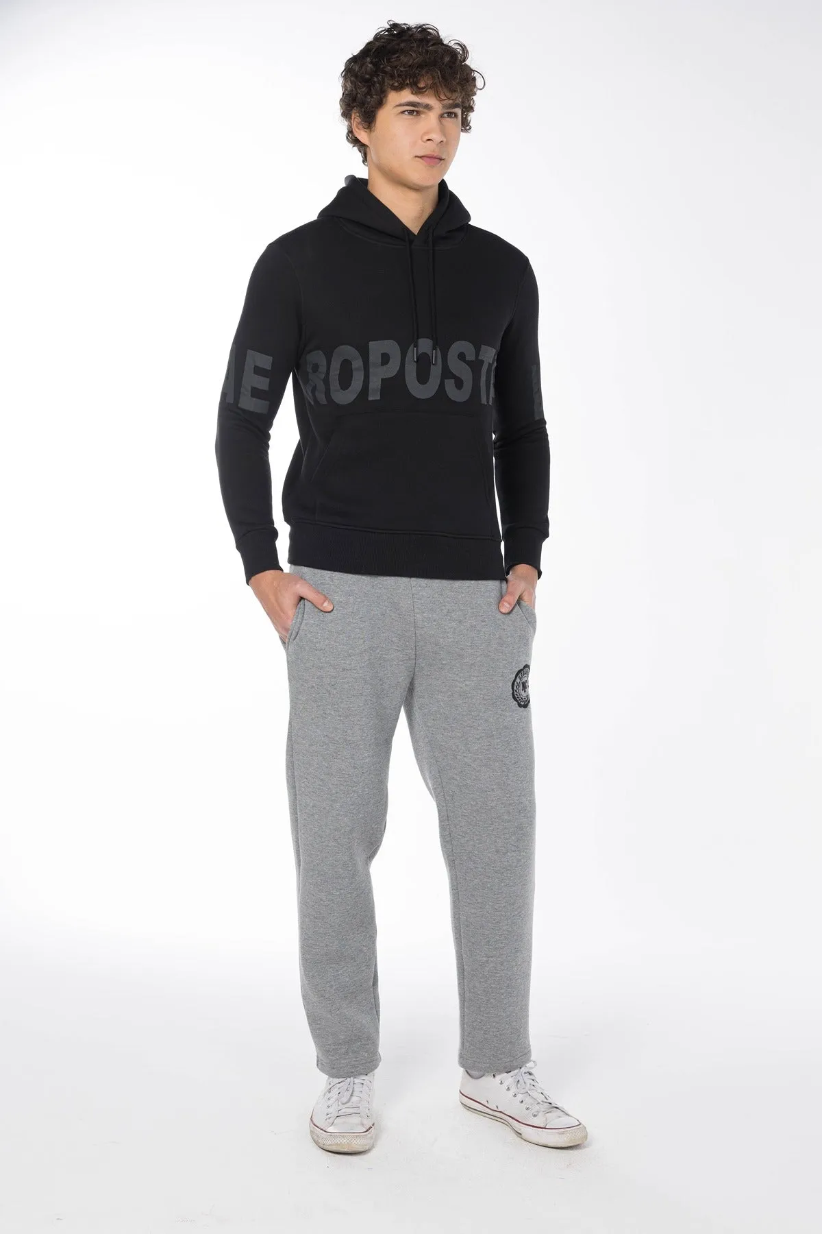 AEROPOSTALE HOODIE-BLACK