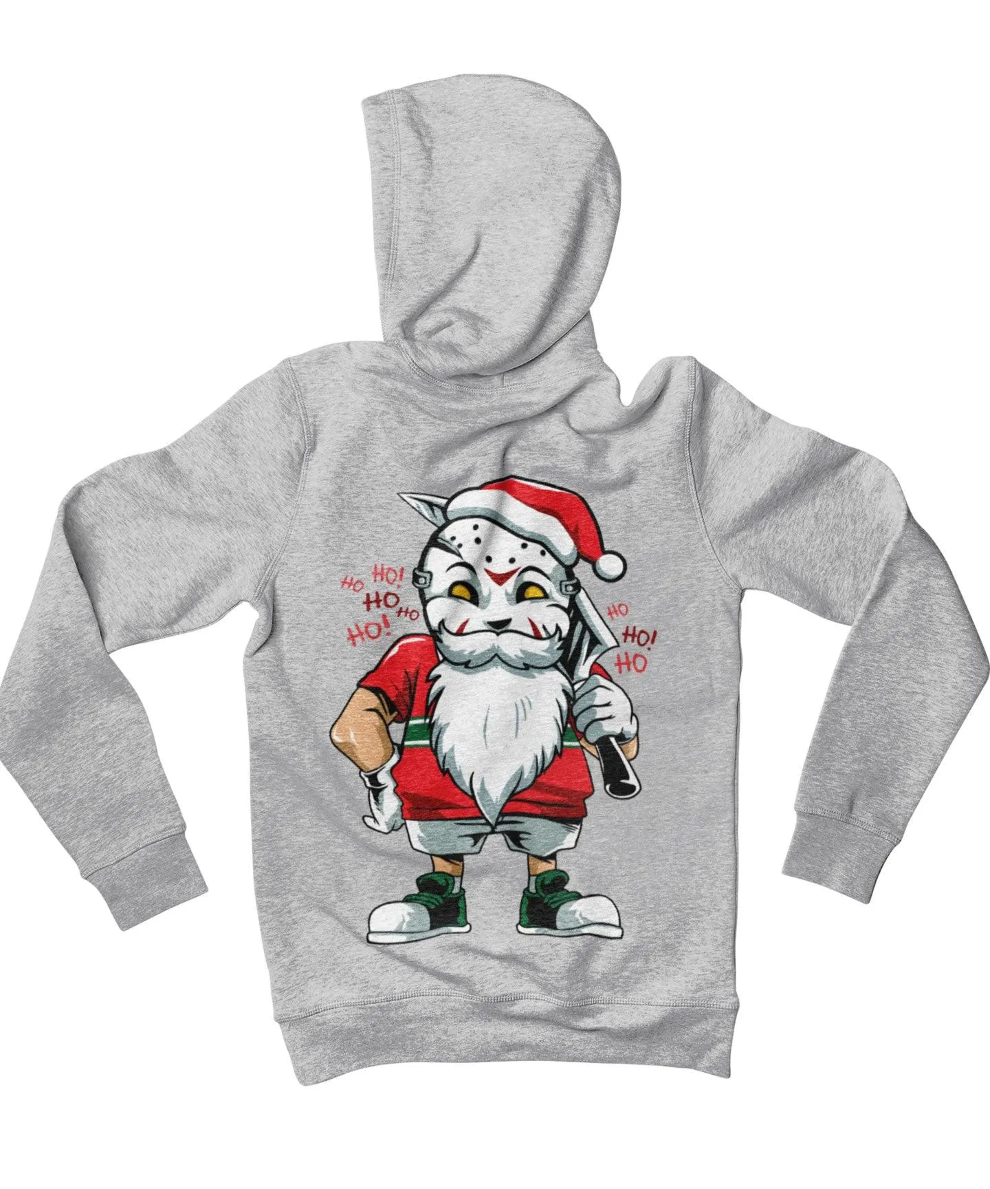 Another Evil Santa Back Printed Christmas Hoodie
