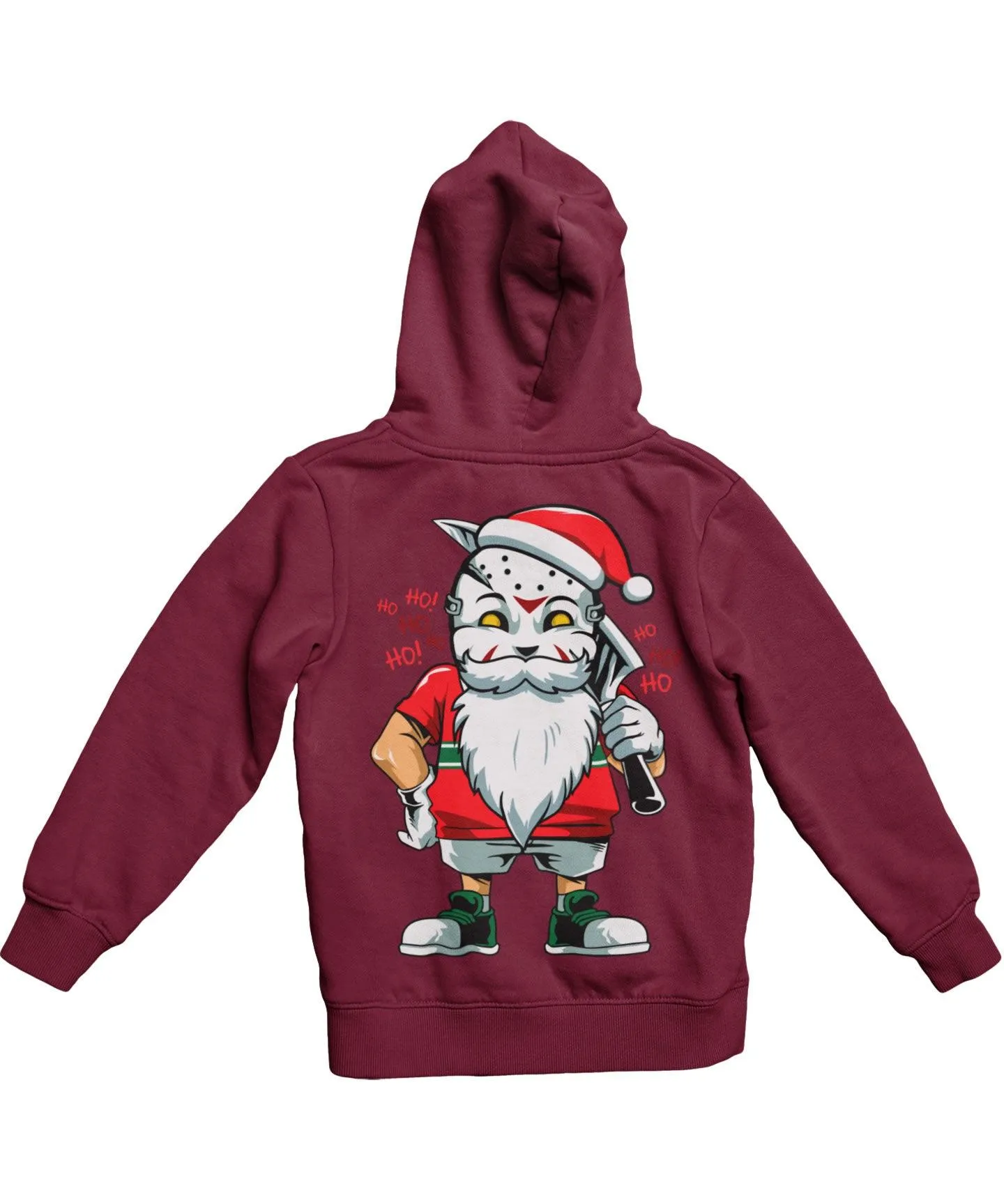 Another Evil Santa Back Printed Christmas Hoodie