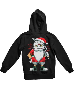 Another Evil Santa Back Printed Christmas Hoodie