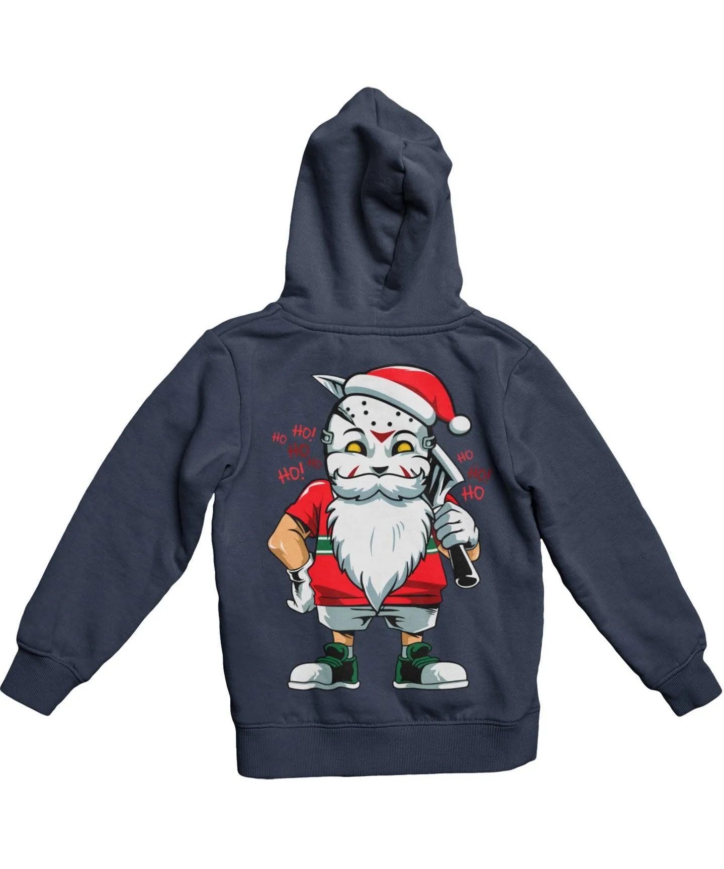 Another Evil Santa Back Printed Christmas Hoodie