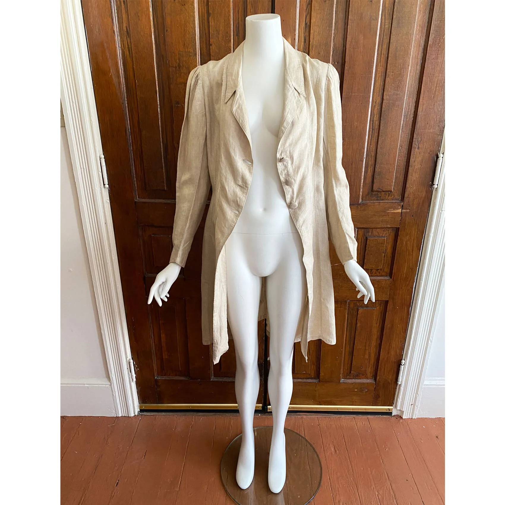 Antique Edwardian Linen Jacket