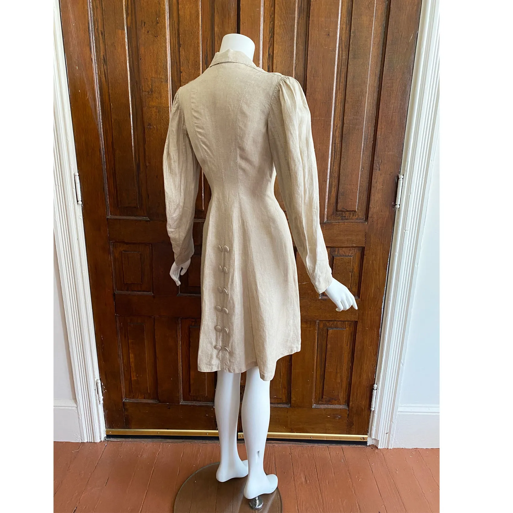 Antique Edwardian Linen Jacket