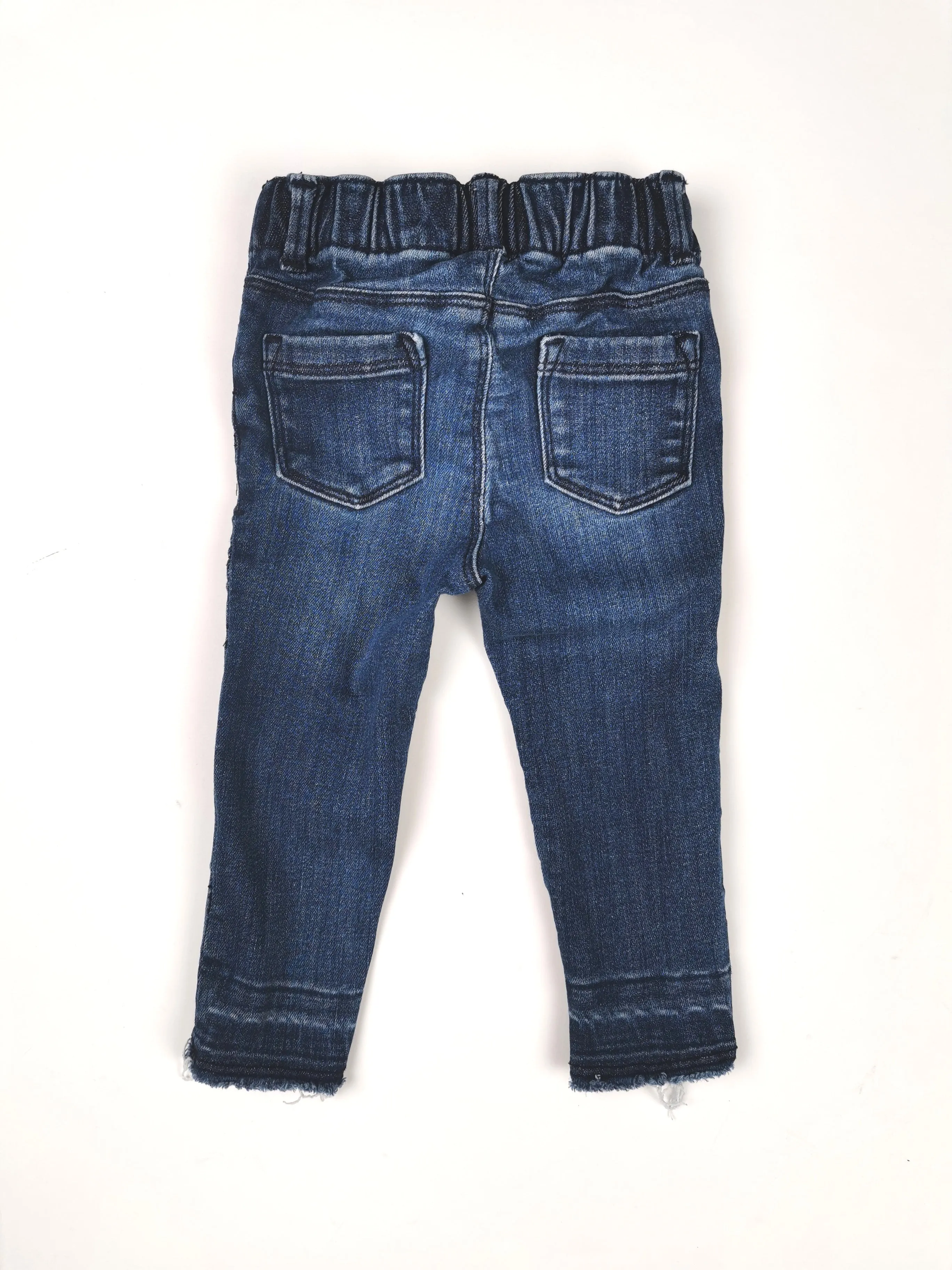 BABY GIRL SIZE 18/24 MONTHS - OLD NAVY, Ballerina Skinny Jeans, Destroyed Style EUC B46