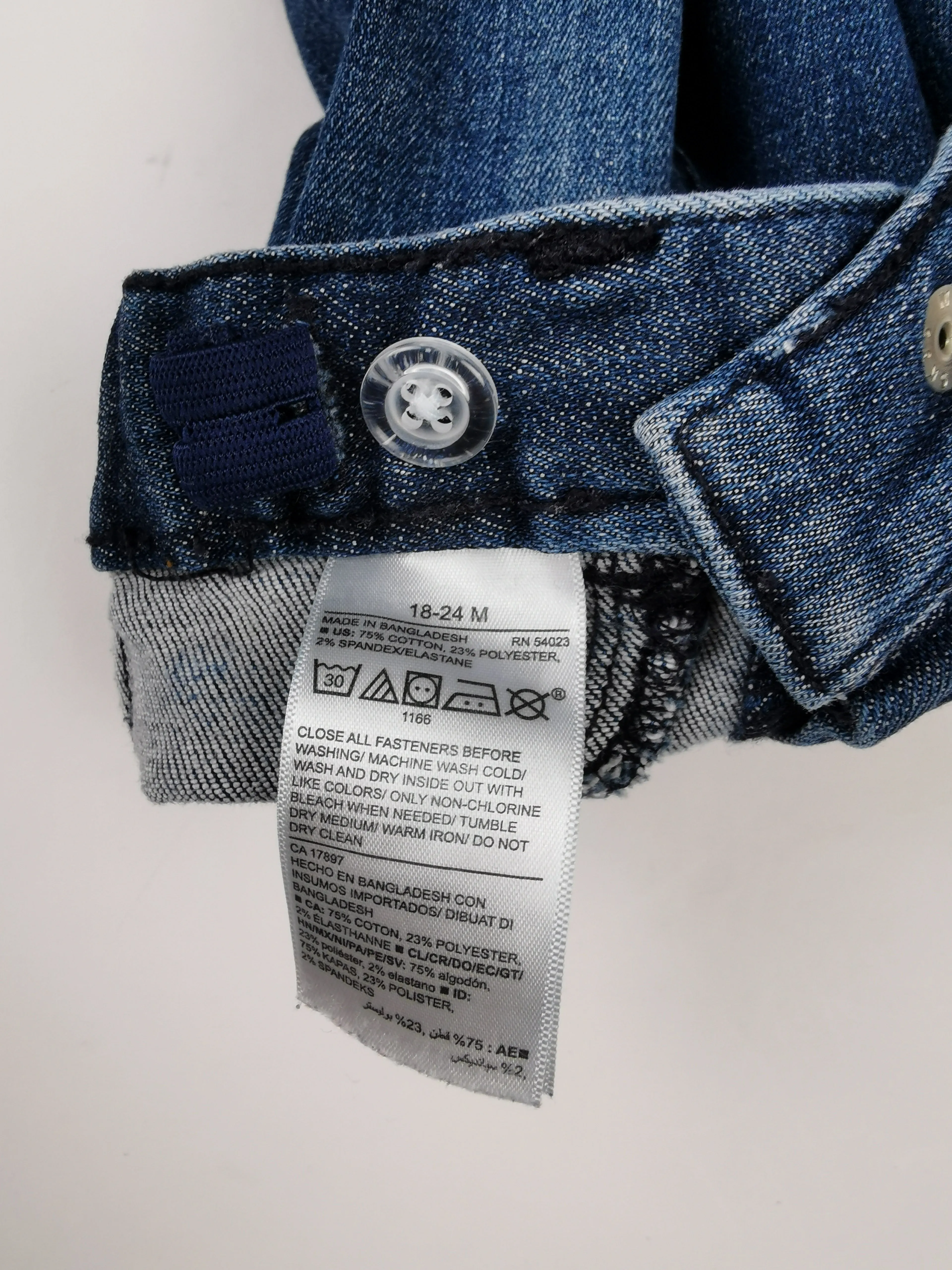 BABY GIRL SIZE 18/24 MONTHS - OLD NAVY, Ballerina Skinny Jeans, Destroyed Style EUC B46