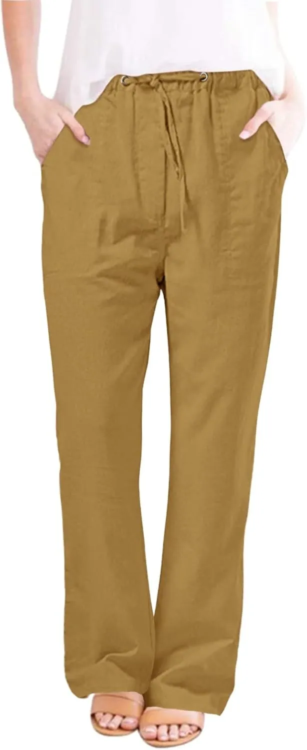 Baggy Sweatpants for Women Wide Leg Baggy Y2K 2025 Summer Pants Elastic Waist Breathable Vacation Comfort Trousers