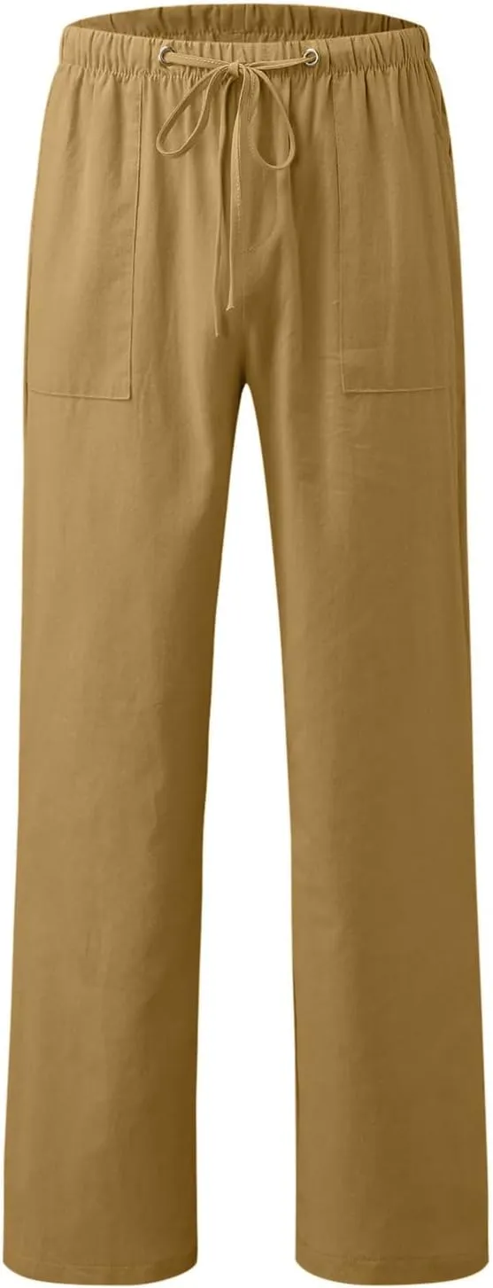 Baggy Sweatpants for Women Wide Leg Baggy Y2K 2025 Summer Pants Elastic Waist Breathable Vacation Comfort Trousers