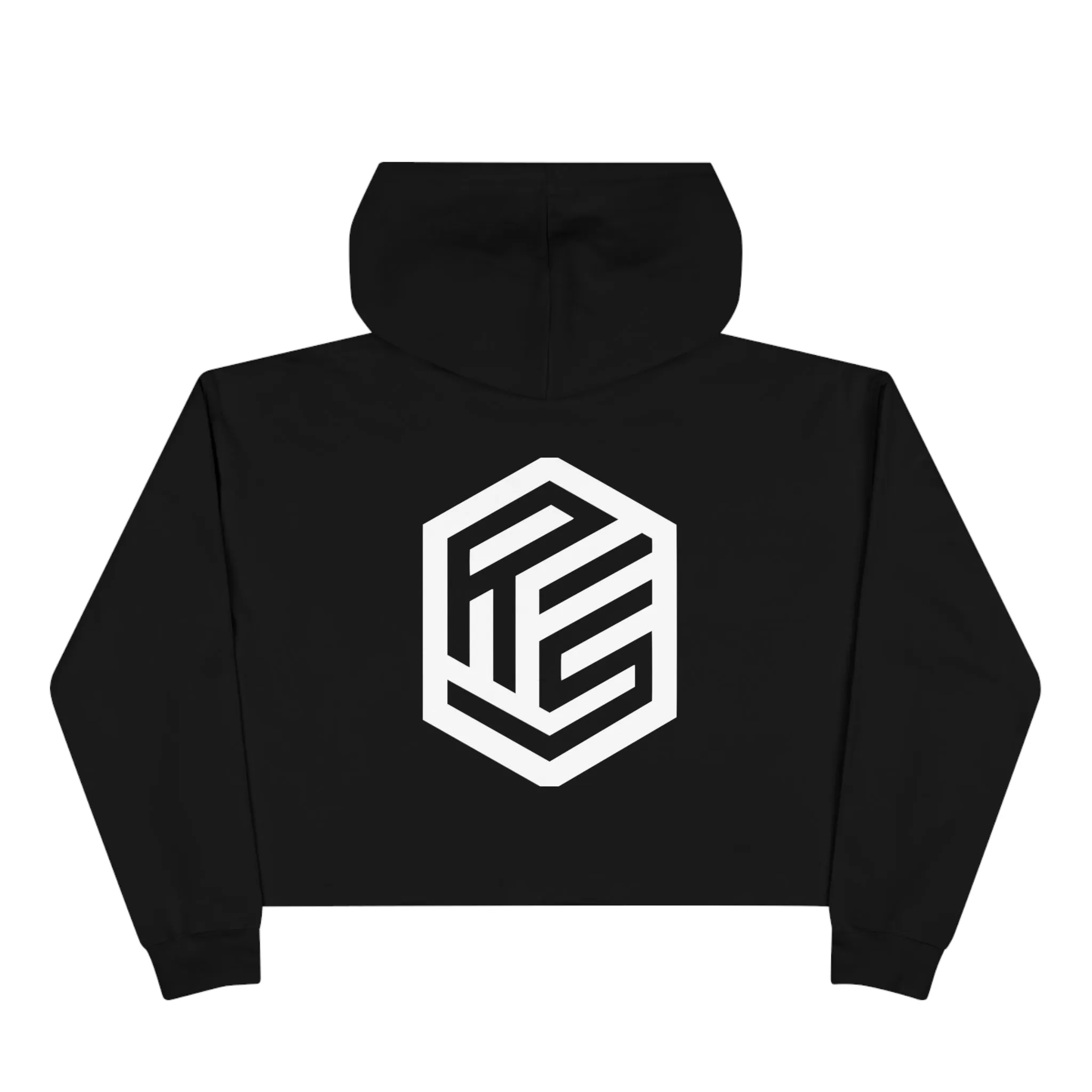 Black Crop Hoodie