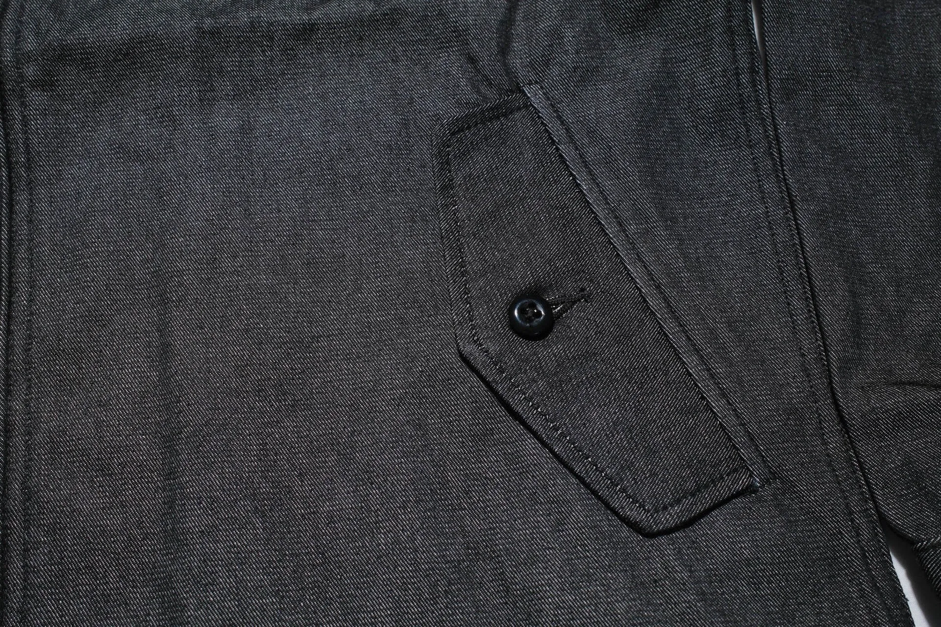 BONCOURA 12oz Weapon Denim "Dog Ear" Sport Jacket (Black)