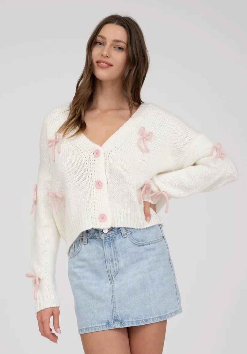 Bow Cardigan