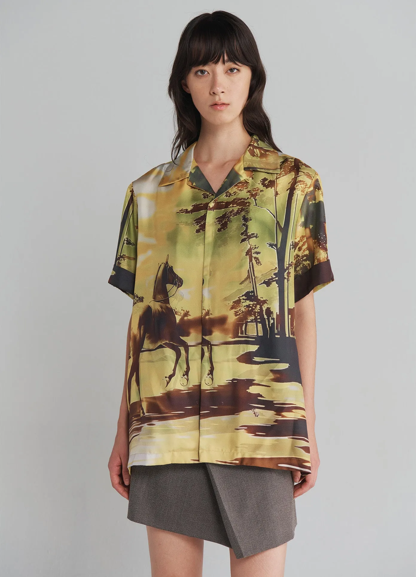 Boxy Twill Shirt