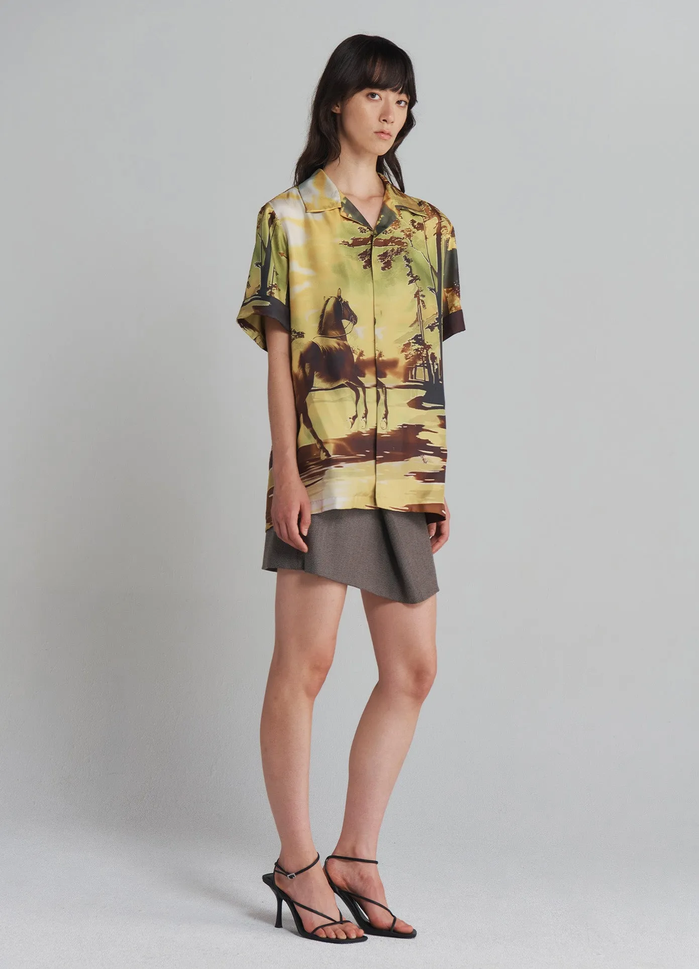 Boxy Twill Shirt