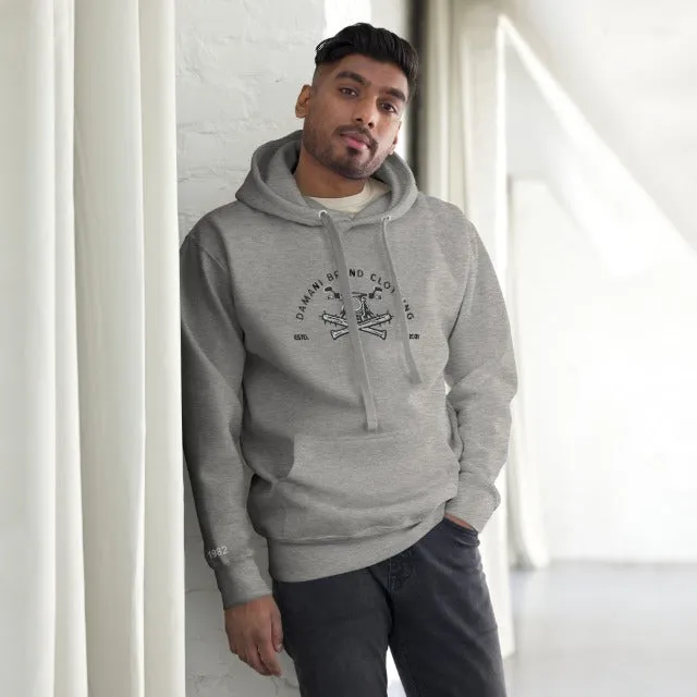 Damani Collection  Motorcycle Logo Hoodie
