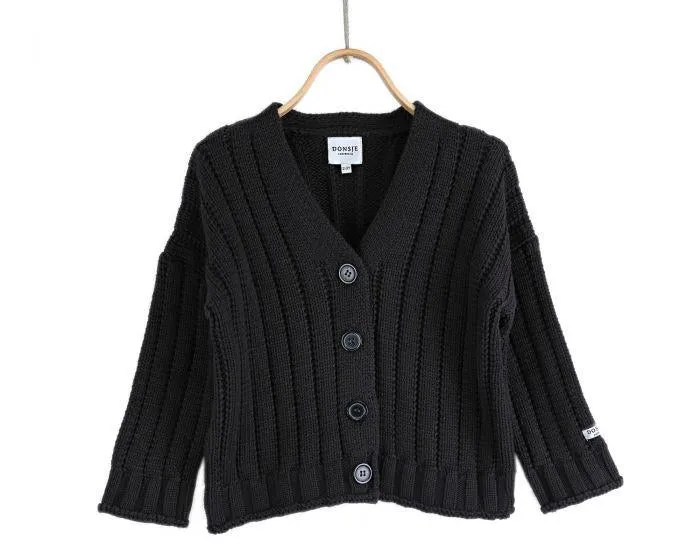 Donsje Amsterdam Midnight Grey Gus Cardigan