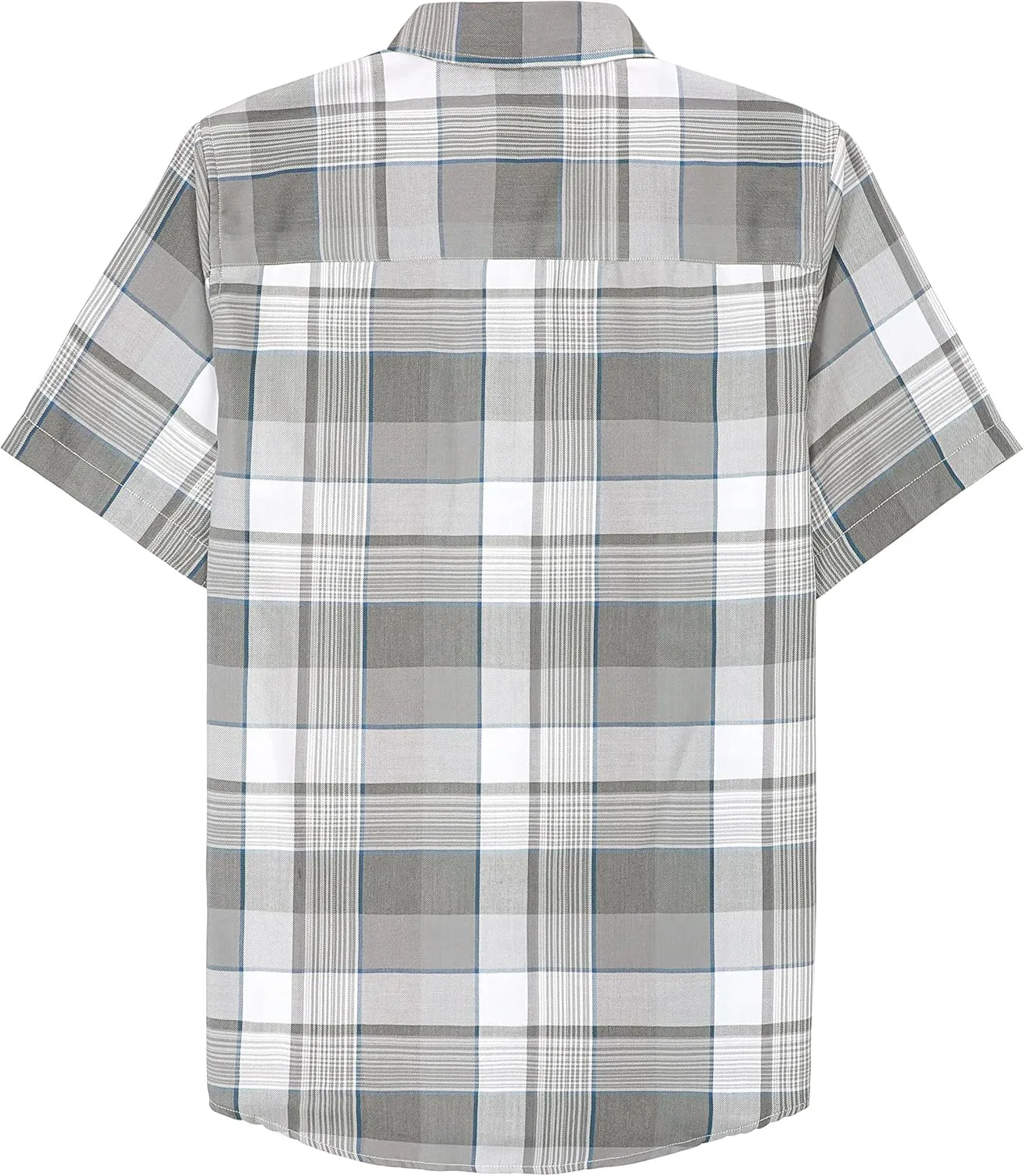 Dubinik Mens Short Sleeve Button Down Mens Button Up Short Sleeve Two Pockets Soft Vintage Regular Fit Mens Casual Shirts