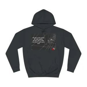 Funny Spider Web Blended Hooded Sweatshirt.