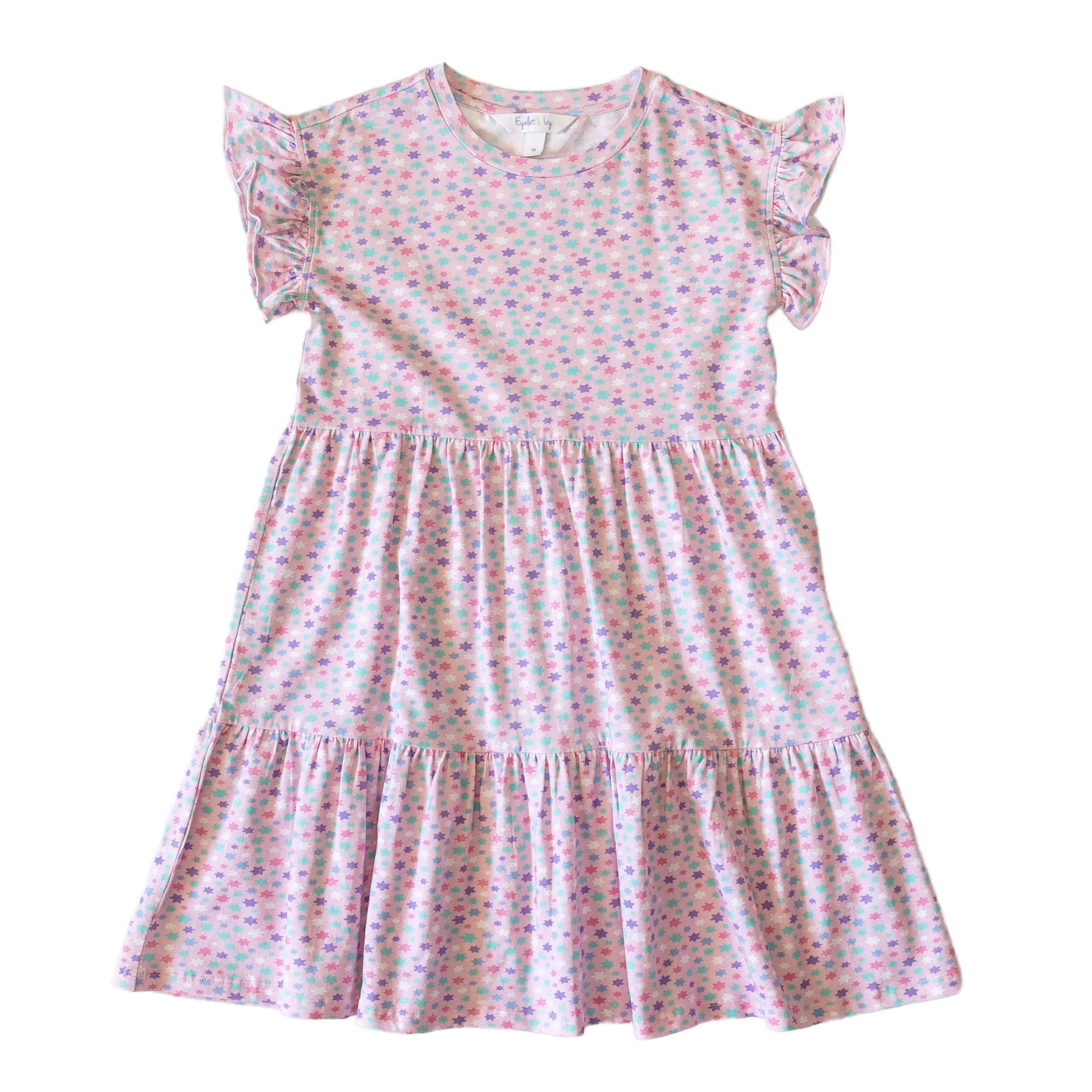 Hattie Girls Dress - Seaside Stars