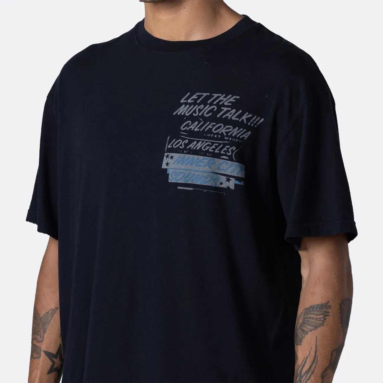 Honor The Gift Music Language Tee - Black
