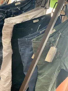 Italian Star | Button Jeans | Dove (Light Grey)