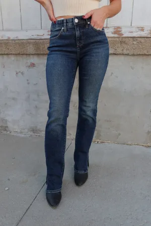 JAG Eloise Rosier-Blue Mid-rise Bootcut Jeans