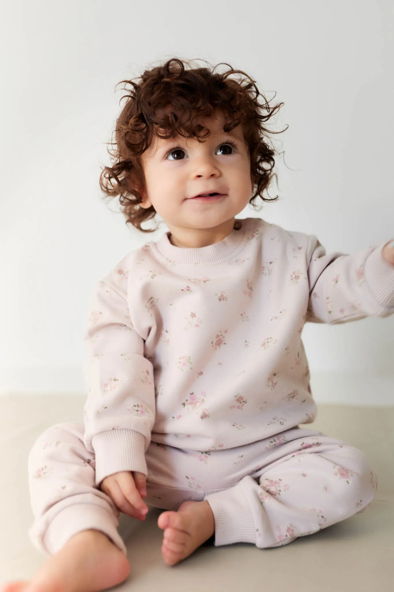 Jamie Kay Organic Cotton Aubrey Sweatshirt Petite Fleur Violet