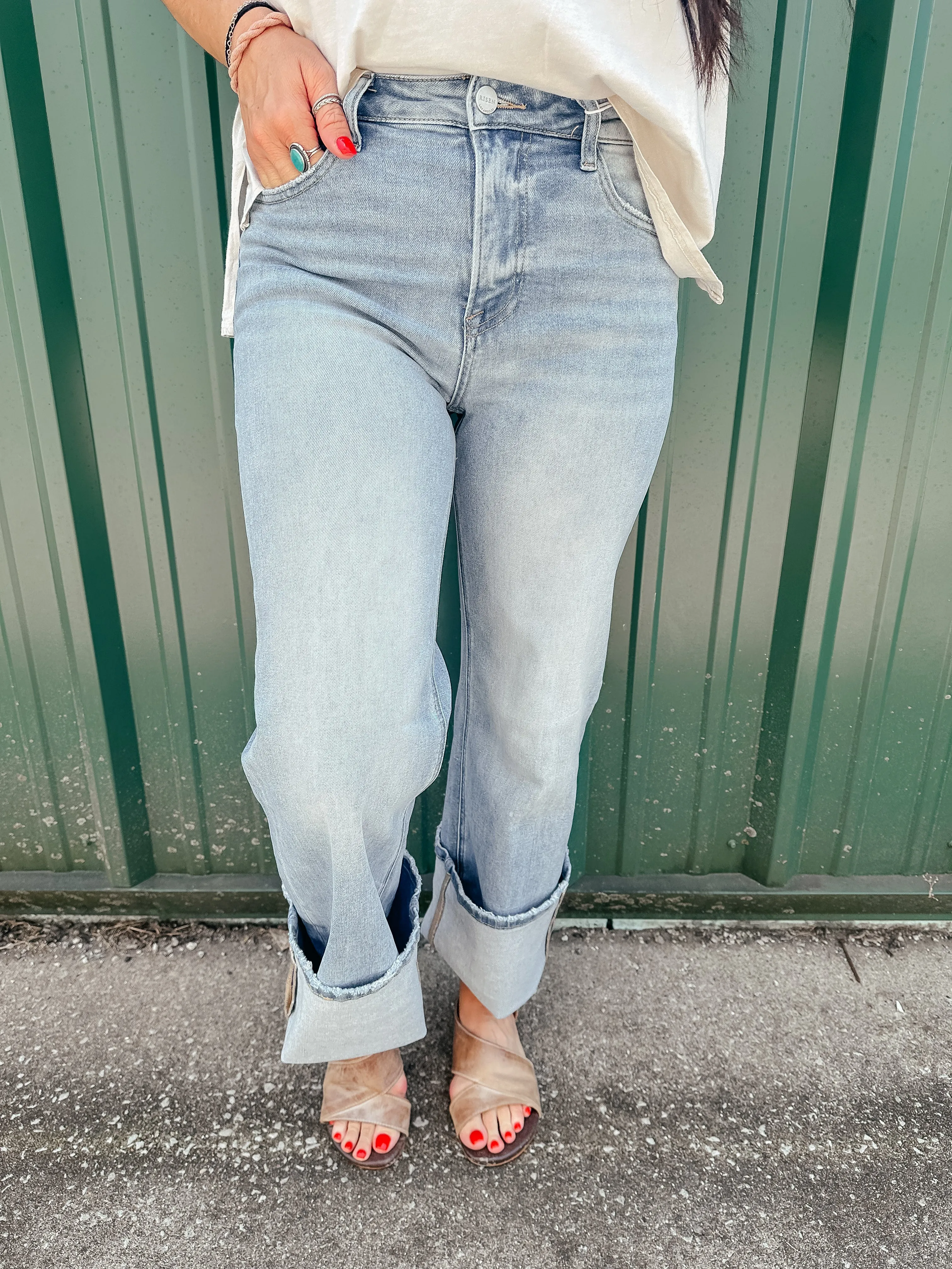 Jasper High Rise Straight Jeans