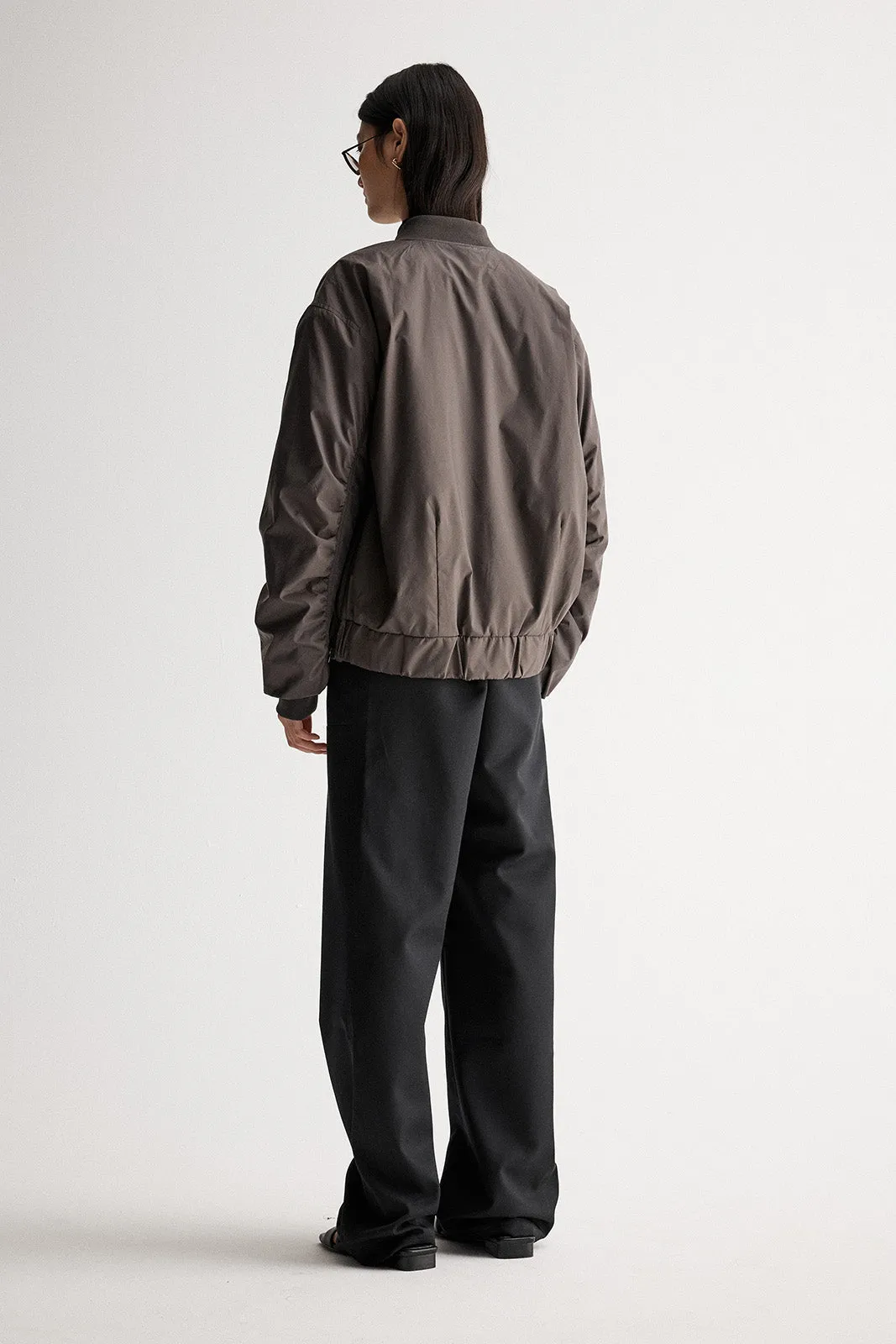 Josie Bomber Jacket Dark Pewter