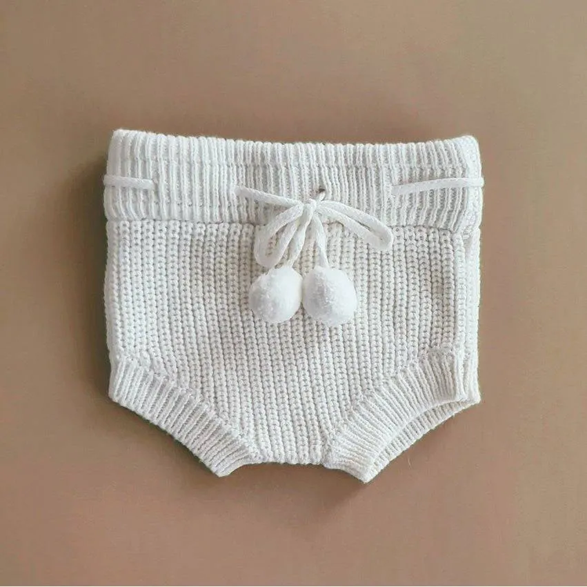 Knitted Bloomers - Cotton - Ivory