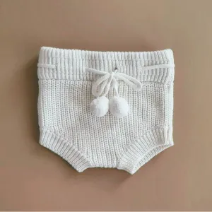 Knitted Bloomers - Cotton - Ivory