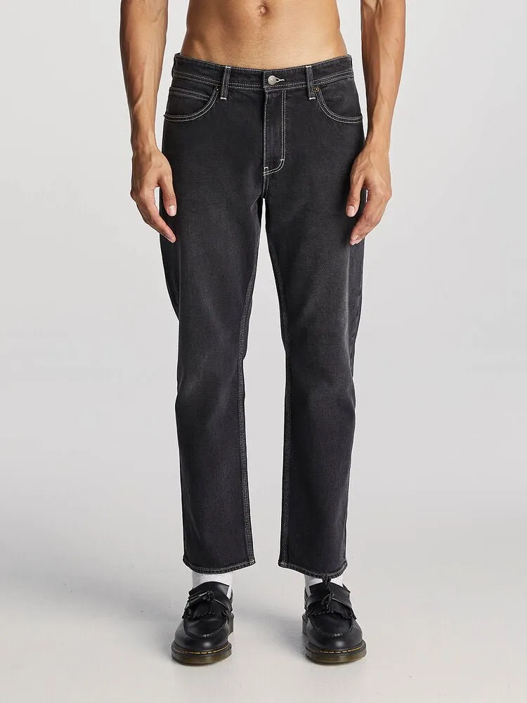 L-Three Straight Jean - Tune Black