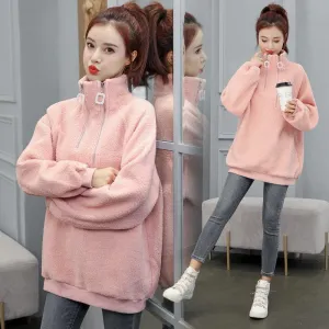 Lamb wool turtleneck top