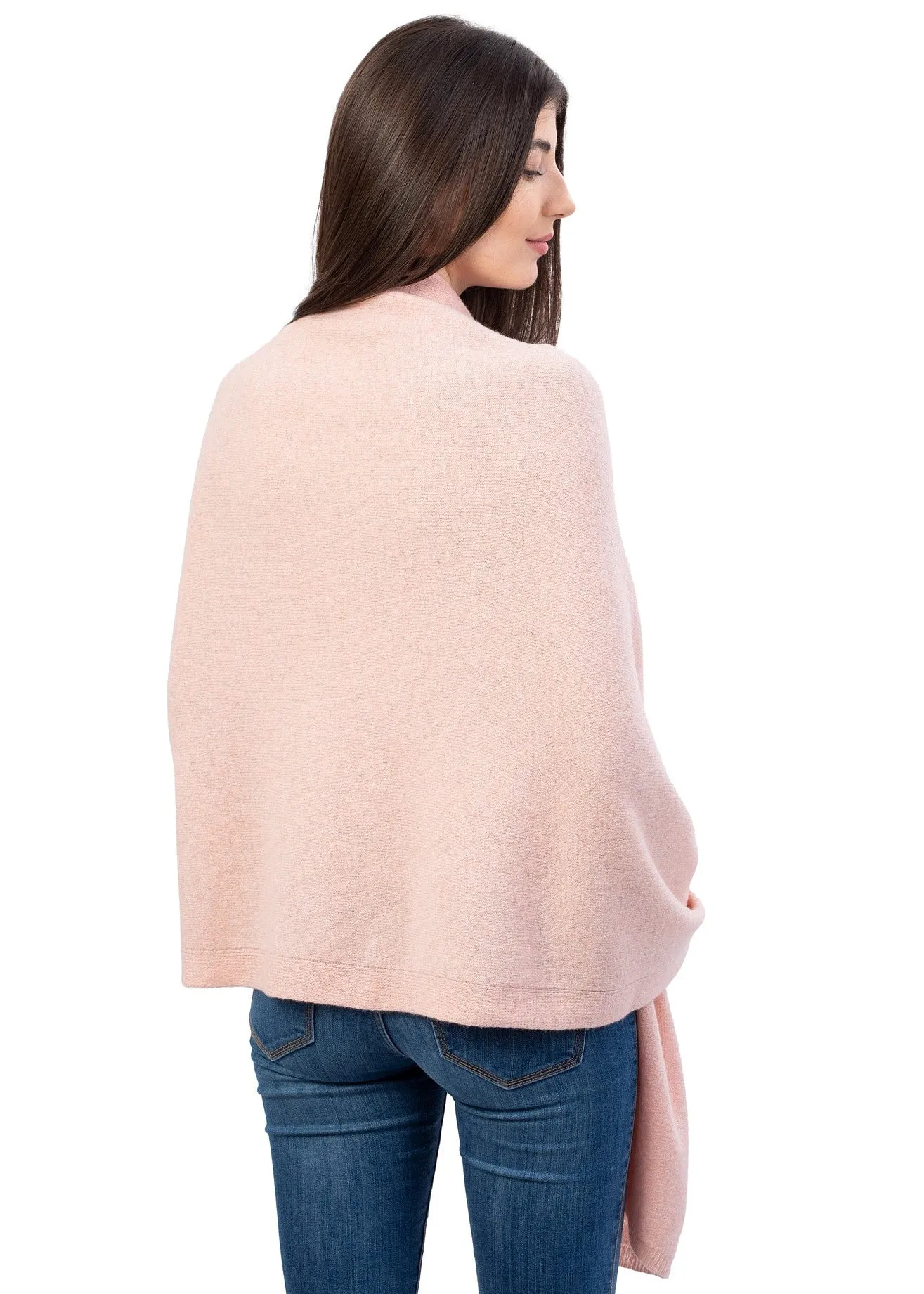 Lambswool Shawl | Pink