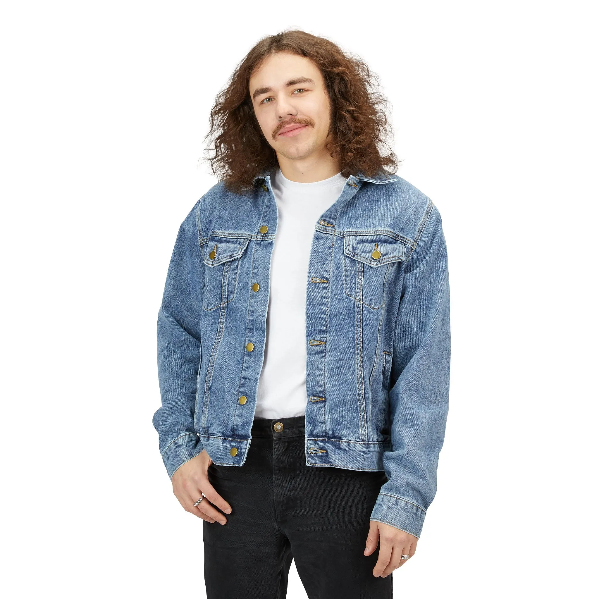 LD Guardian Angel Men's Denim Jacket