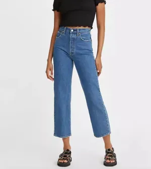 LEVIS RIBCAGE STRAIGHT ANKLE JEANS