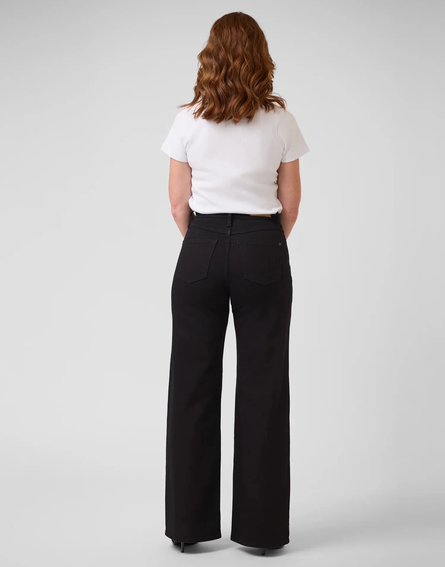 Lily Wide Leg Jeans - Black