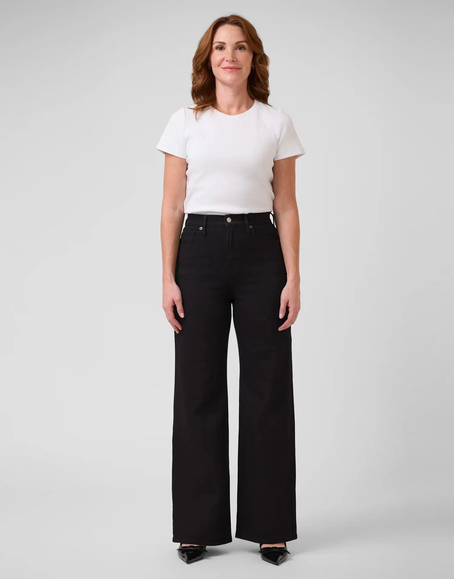 Lily Wide Leg Jeans - Black
