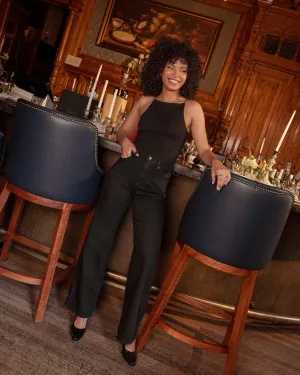 Lily Wide Leg Jeans - Black