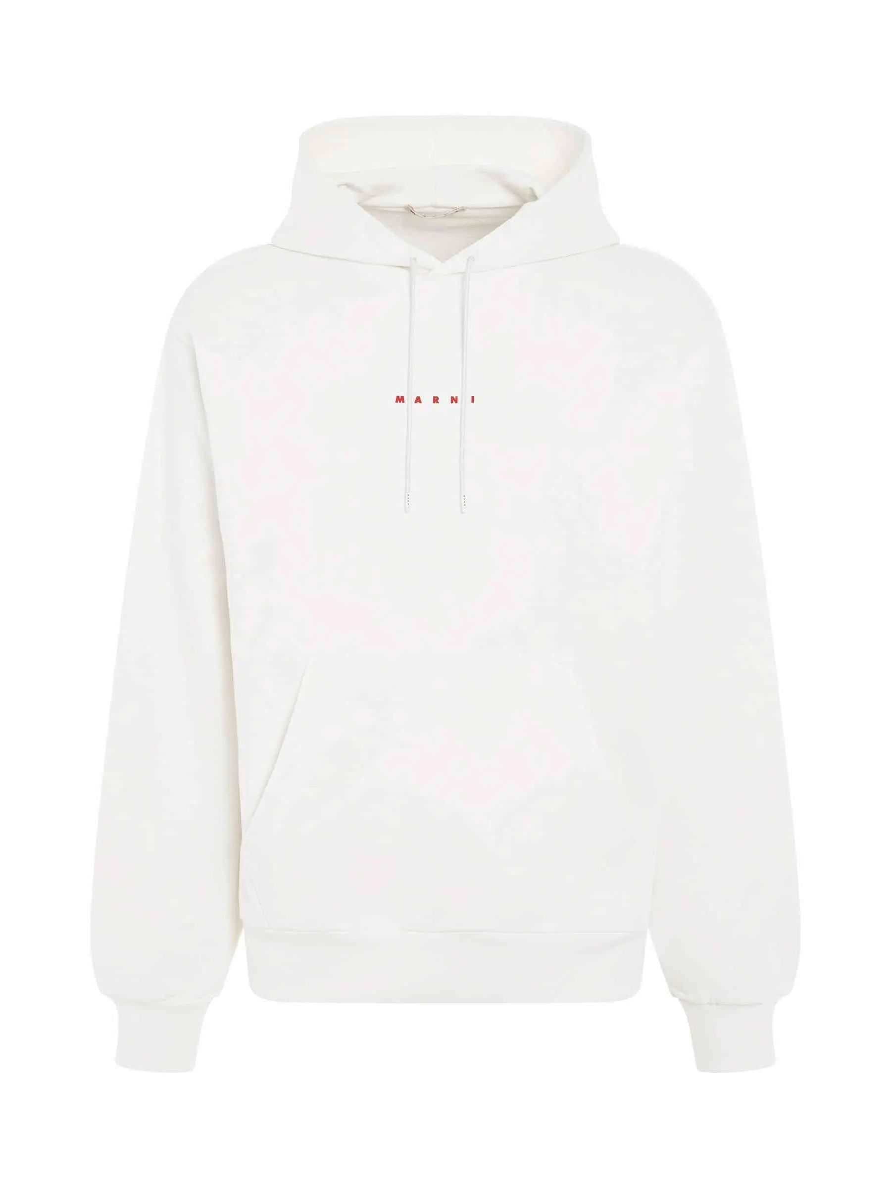 Logo Hoodie in Natural White