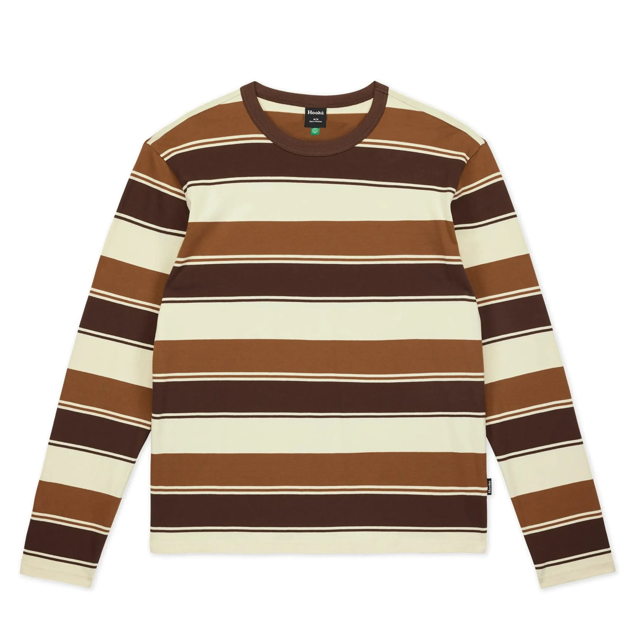 M's Long Sleeve Wood Log Striped Tee