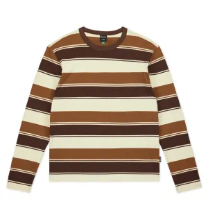 M's Long Sleeve Wood Log Striped Tee