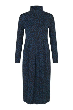 Noura Printed Jersey Dress - Moonlit Ocean