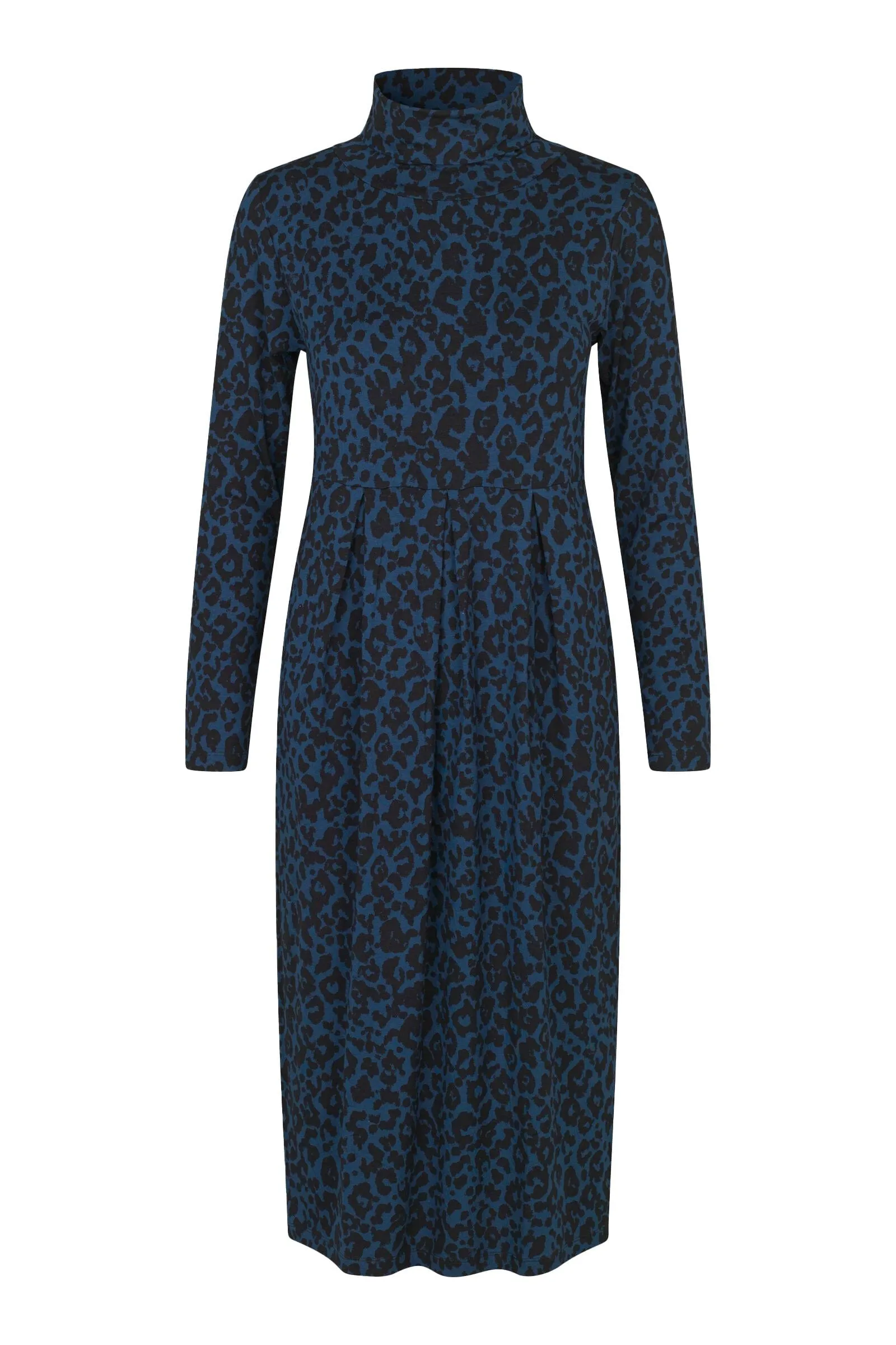 Noura Printed Jersey Dress - Moonlit Ocean