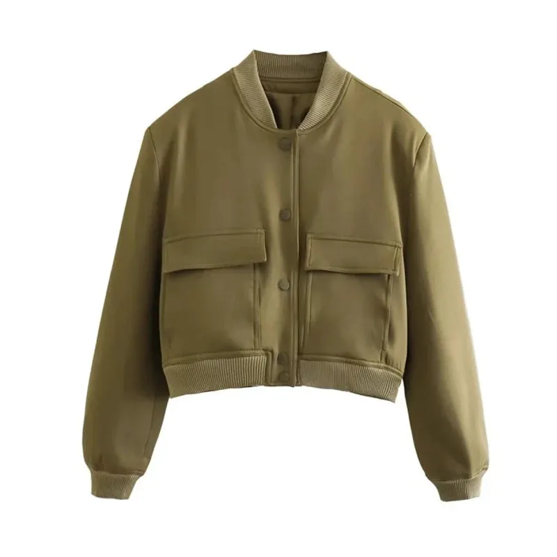 Nova Luxe Women's Bomber Jacket