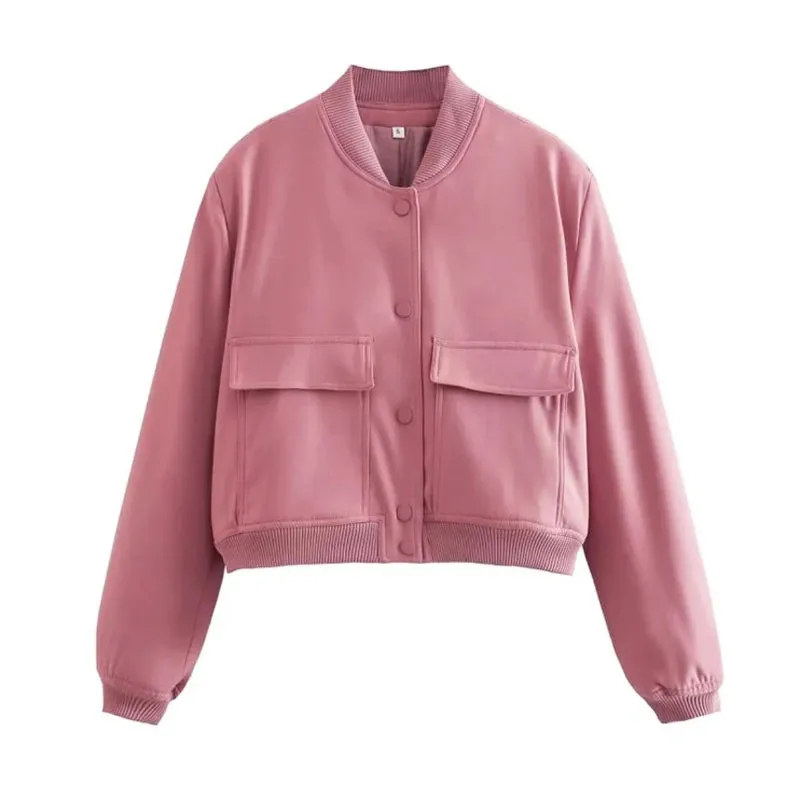 Nova Luxe Women's Bomber Jacket