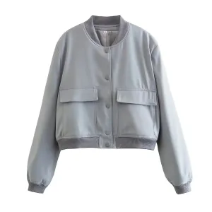 Nova Luxe Women's Bomber Jacket