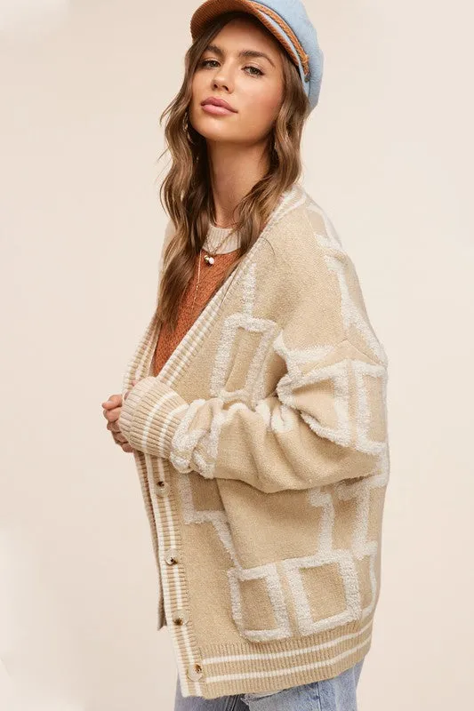 Oversized Drop Shoulders Reina Cardigan