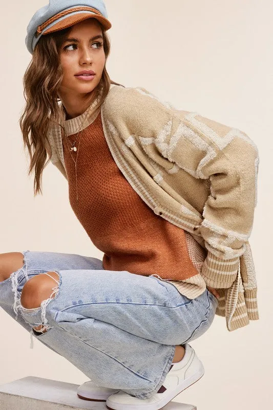 Oversized Drop Shoulders Reina Cardigan