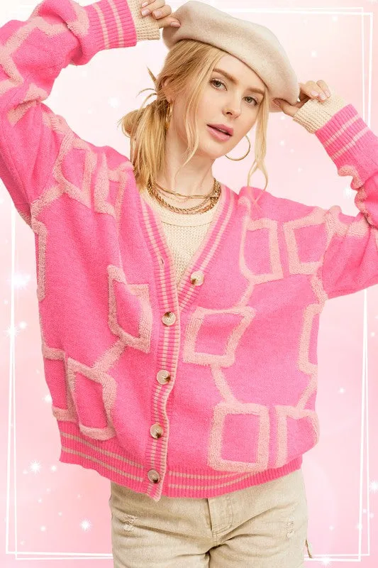 Oversized Drop Shoulders Reina Cardigan